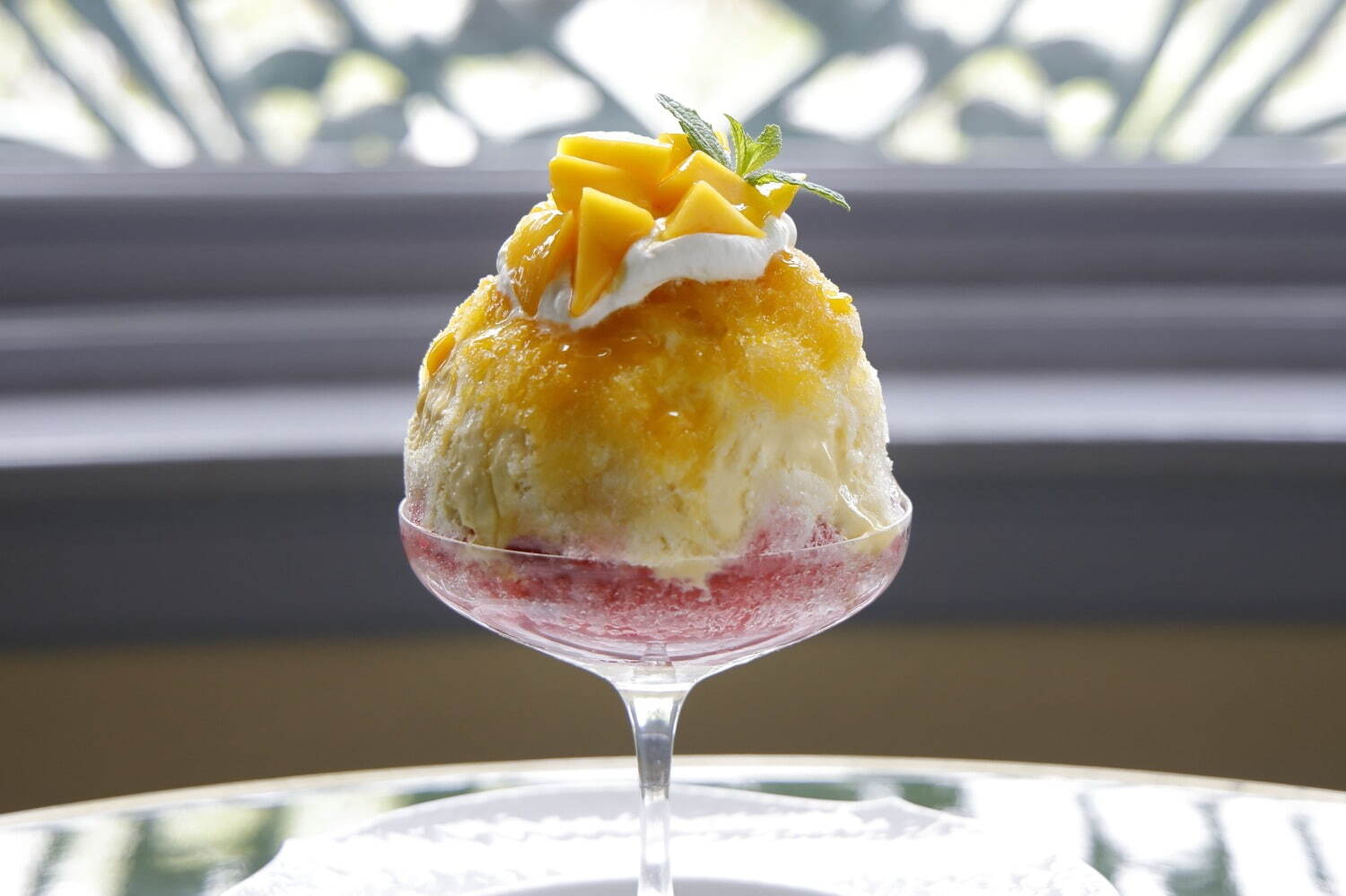 「マンゴーフランボワーズ」ミニドリンク付 2,280円、ドリンク付 2,780円