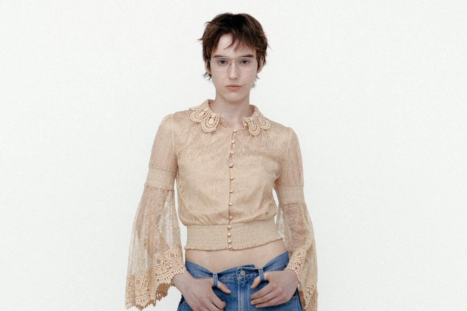 JINS姉妹ブランド「リム」から“アクセサリー風”メタルフレームのアイウエア、スクエア型など4種