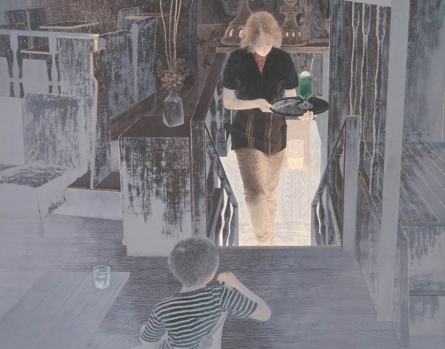 小田野尚之 《クリームソーダ》 平成16年(2004年) 個人蔵