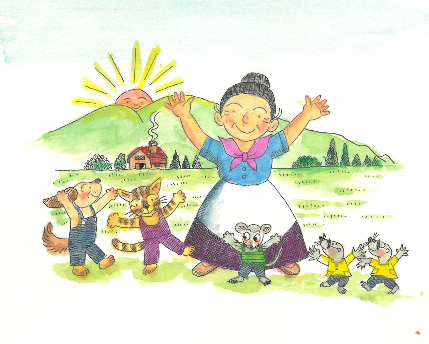 絵本作家・さとうわきこの展覧会が神戸ファッション美術館で、「せんたくかあちゃん」など原画約210点｜写真4