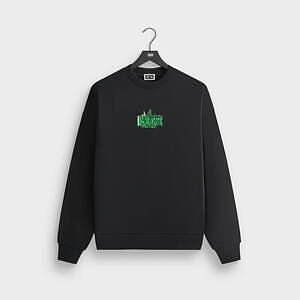 Kith「スーパーマン」着想ウェア、Sシールド付きブルゾン