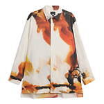 Y-3“琥珀色が滲む”トラックジャケット＆ニット、ウィングチップ装飾レザースニーカーも｜写真2