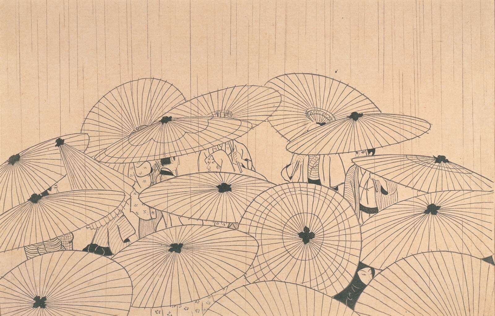 小村雪岱 《おせん》 昭和16年(1941年)頃 ※没後の刷り 木版、紙 埼玉県立近代美術館蔵 ［前期展示］