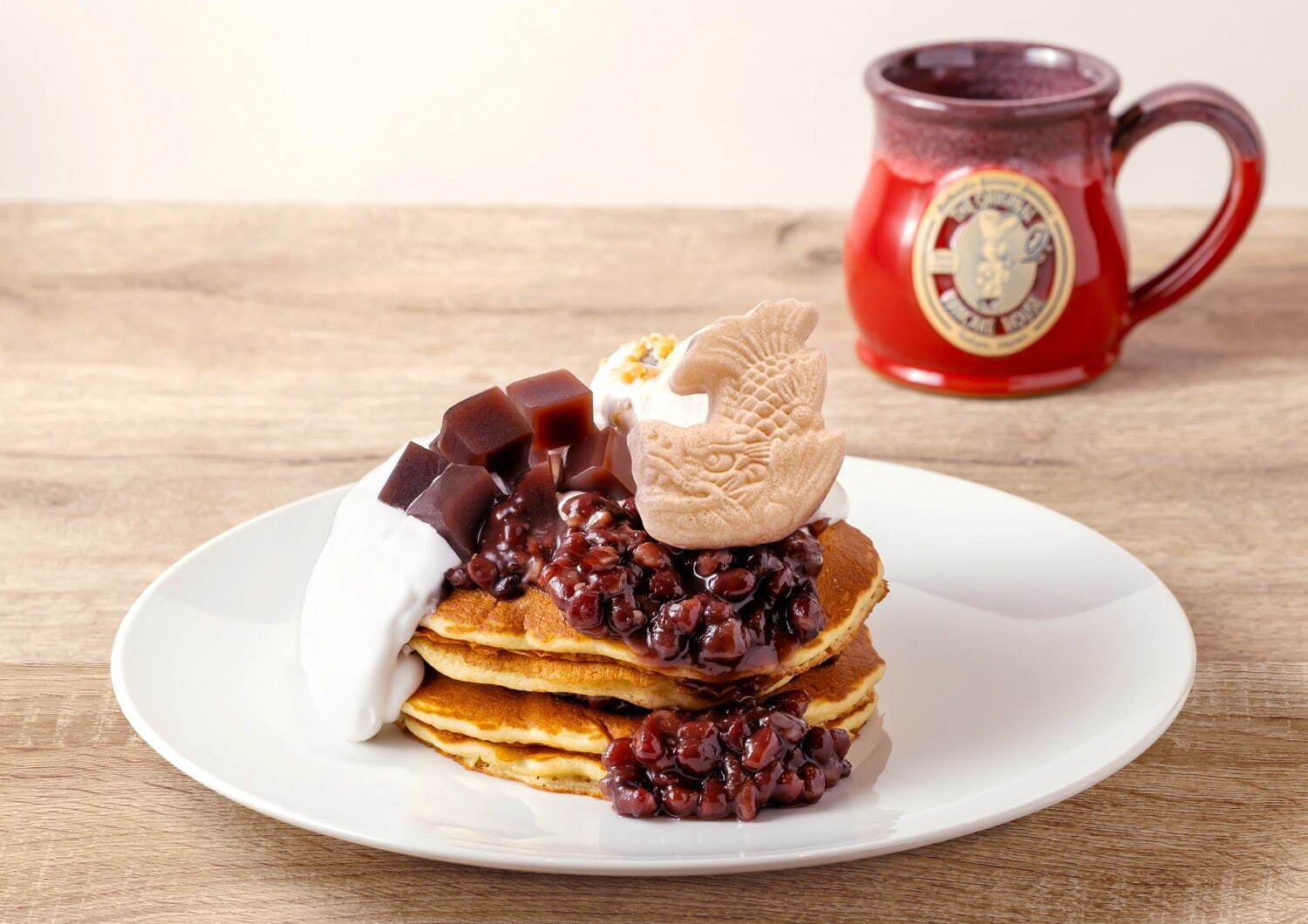 「オリジナルパンケーキハウス」東海初店舗、あんこ×バターを使った名古屋限定“鯱もなか”パンケーキ｜写真3