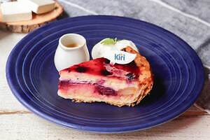グラニースミス×キリ クリームチーズ「ブルーベリーチーズケーキ アップルパイ」果実入りフラッペも