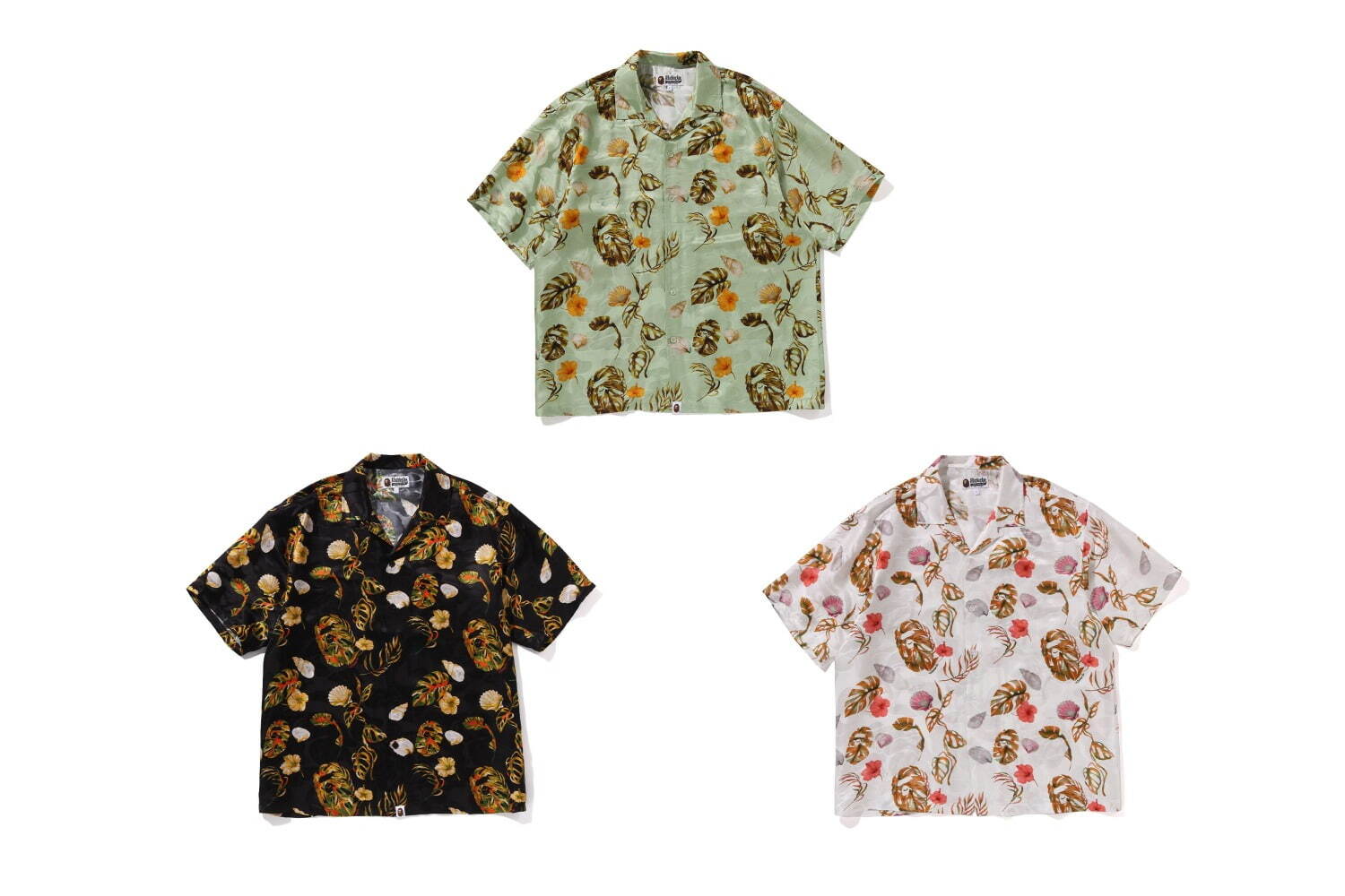 VACATION PATTERN OPEN COLLAR SS SHIRT 35,200円