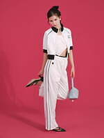 リリー ブラウン×マリークワント、パフスリーブのミニ丈カーディガン＆デイジー付き編み込みバッグ｜写真66