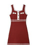 リリー ブラウン×マリークワント、パフスリーブのミニ丈カーディガン＆デイジー付き編み込みバッグ｜写真16