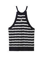 リリー ブラウン×マリークワント、パフスリーブのミニ丈カーディガン＆デイジー付き編み込みバッグ｜写真25