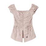 ファーファー×フィラ初コラボ、“シアーピンク”のトラックジャケットやリボン付きブラウスなど｜写真4