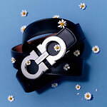 フェラガモ25年父の日、虎＆ガンチーニ・モチーフの総柄ネクタイや菱形シルクスカーフ｜写真10