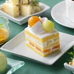 東京ステーションホテル“旬のメロン”アフタヌーンティー、2種メロンの贅沢ショート＆メロン型ムース｜写真4