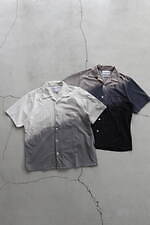 ノーマリズム テキスタイル“手染めグラデーション”の開襟シャツ＆Tシャツ、ナナミカ限定で｜写真7