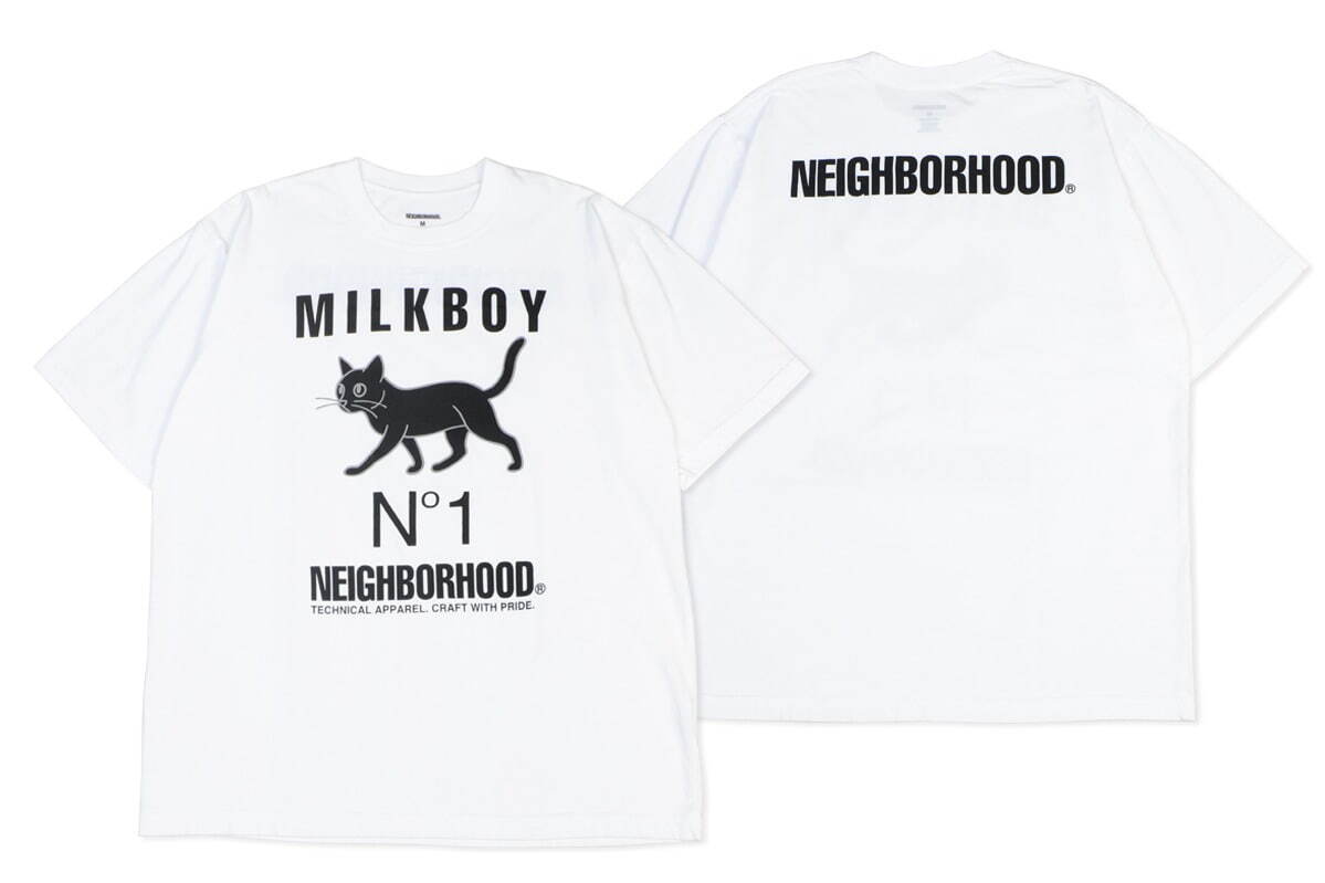 ミルクボーイ、アンダーカバーとの“三つ目のネコ型”チェーンバッグ＆ネイバーフッド黒猫Tシャツなど｜写真11