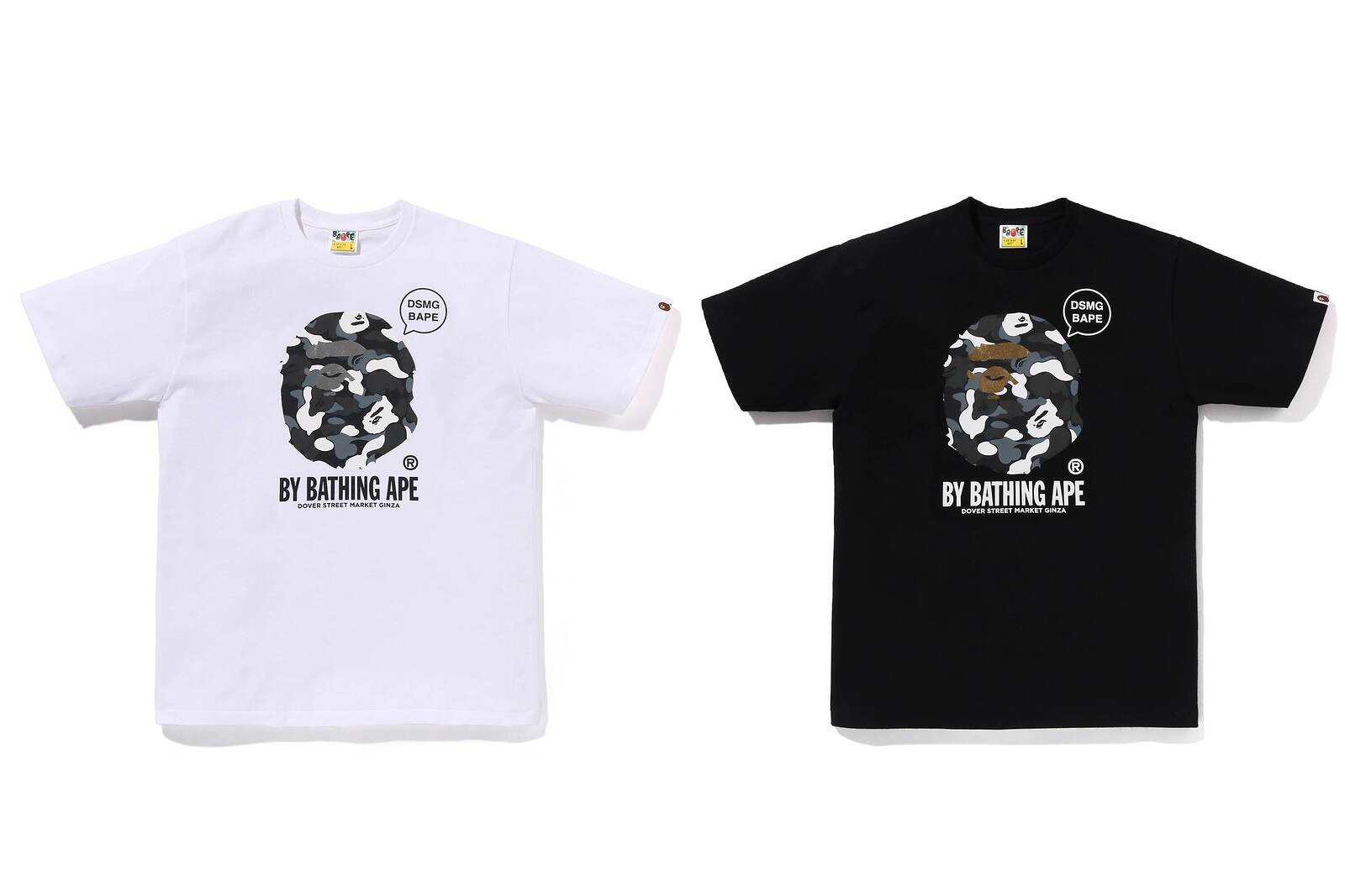 [大人気]　アベイシングエイプ　ポロシャツ　プリント◎　カレッジロゴ　存在感◎ A BATHING APE(アベイシングエイプ) / ポロシャツ/XL/コットン