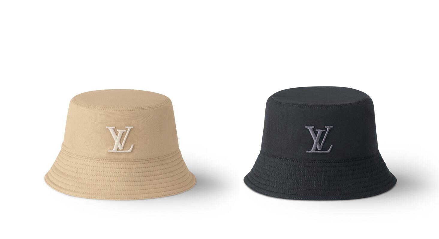 【最安値挑戦】 ルイ・ヴィトン“LV イニシャル”配したメンズバケットハット 帽子