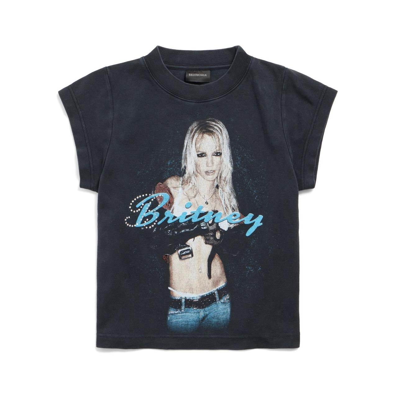 バレンシアガ×ブリトニー・スピアーズ限定ウェア、ポートレート＆手書き風サイン入りTシャツやパーカー｜写真2