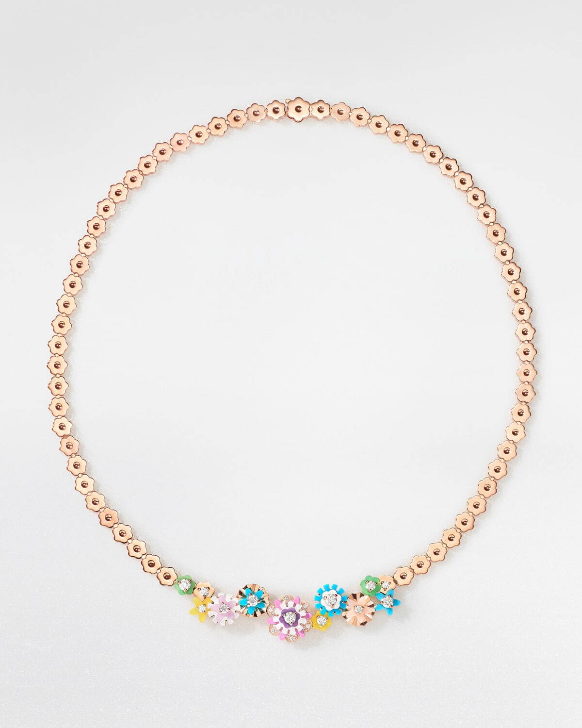 Dior ピンク フラワーモチーフ ピアス