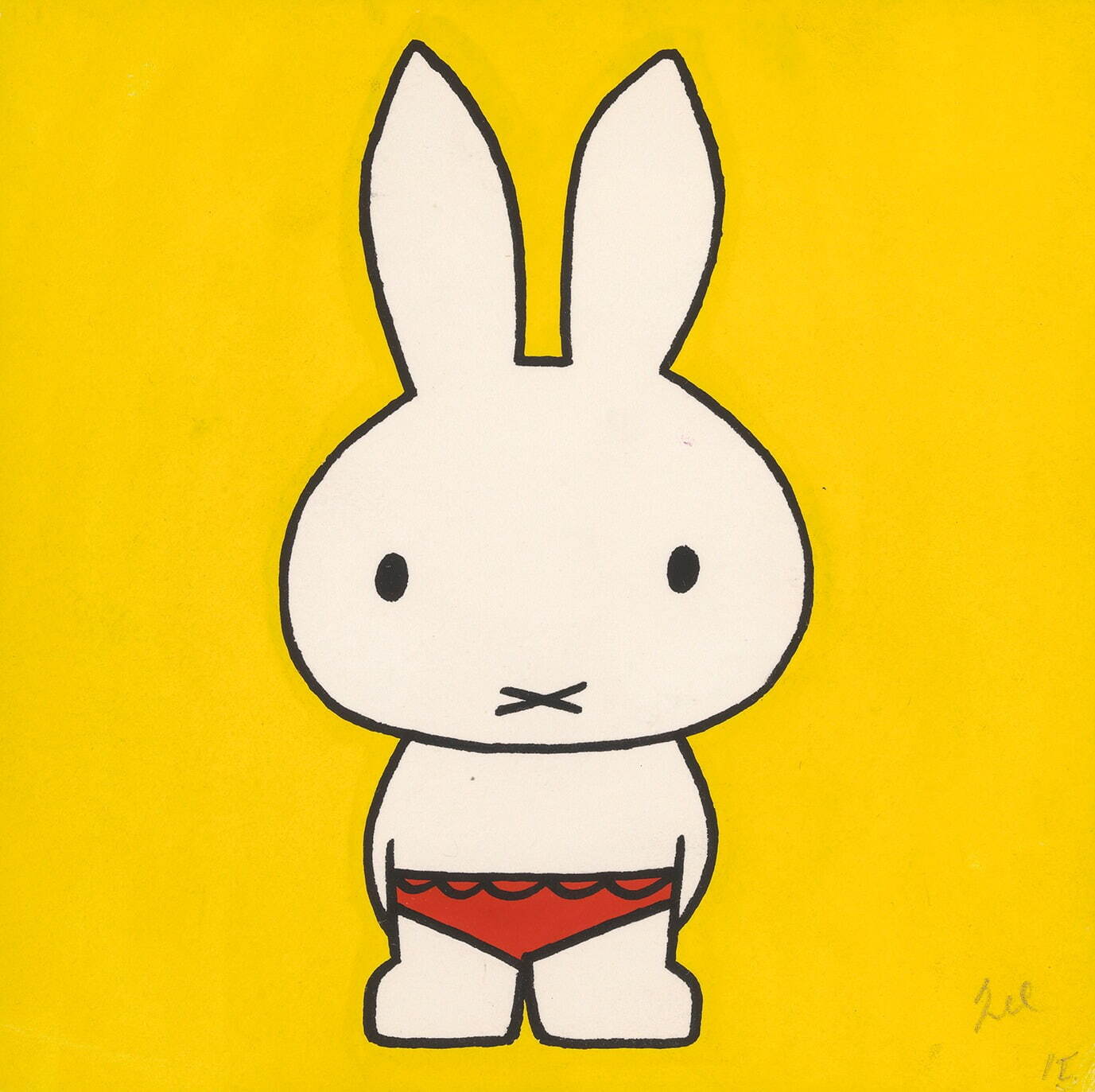 ディック・ブルーナ『うさこちゃんとうみ』 1963年 原画