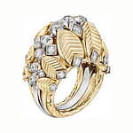 カルティエ “コーヒー豆”着想ジュエリー、モチーフが扇形に広がる新作リング＆イヤリング｜写真1