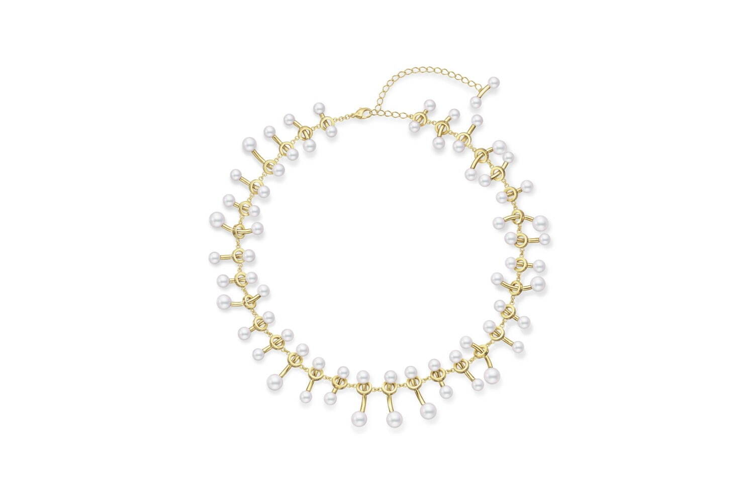 アンビバレント ネックレス［18K イエローゴールド、あこや真珠］3,850,000円