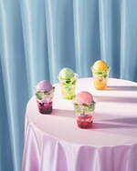 ジェラート ピケ カフェ“選べる4色”夏のカラフルスイーツ、レモンタルト着想クレープやフロート｜写真2