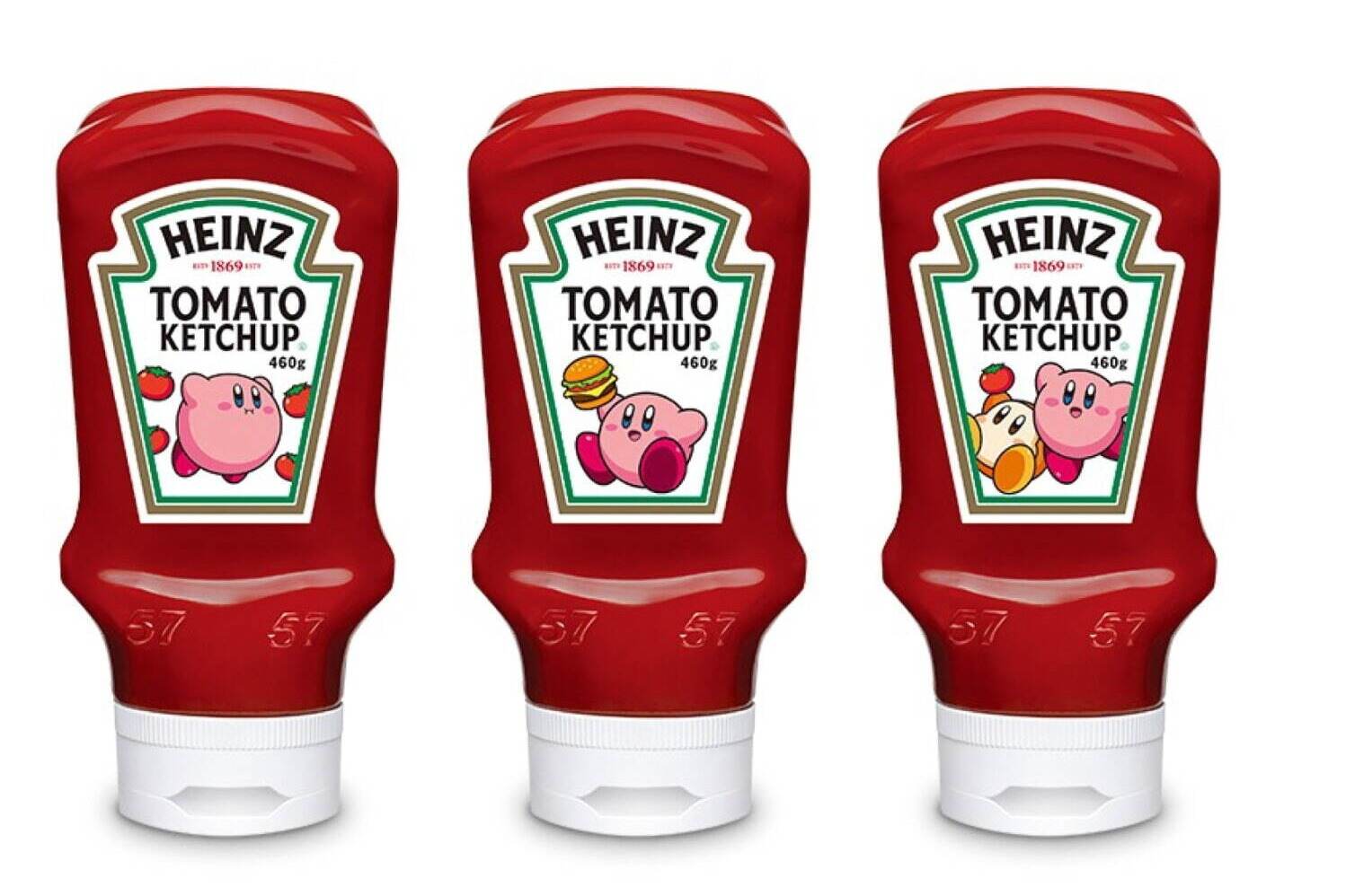 HEINZ ハインツ × 星のカービィコラボ 限定もこもこ刺繍ポーチ