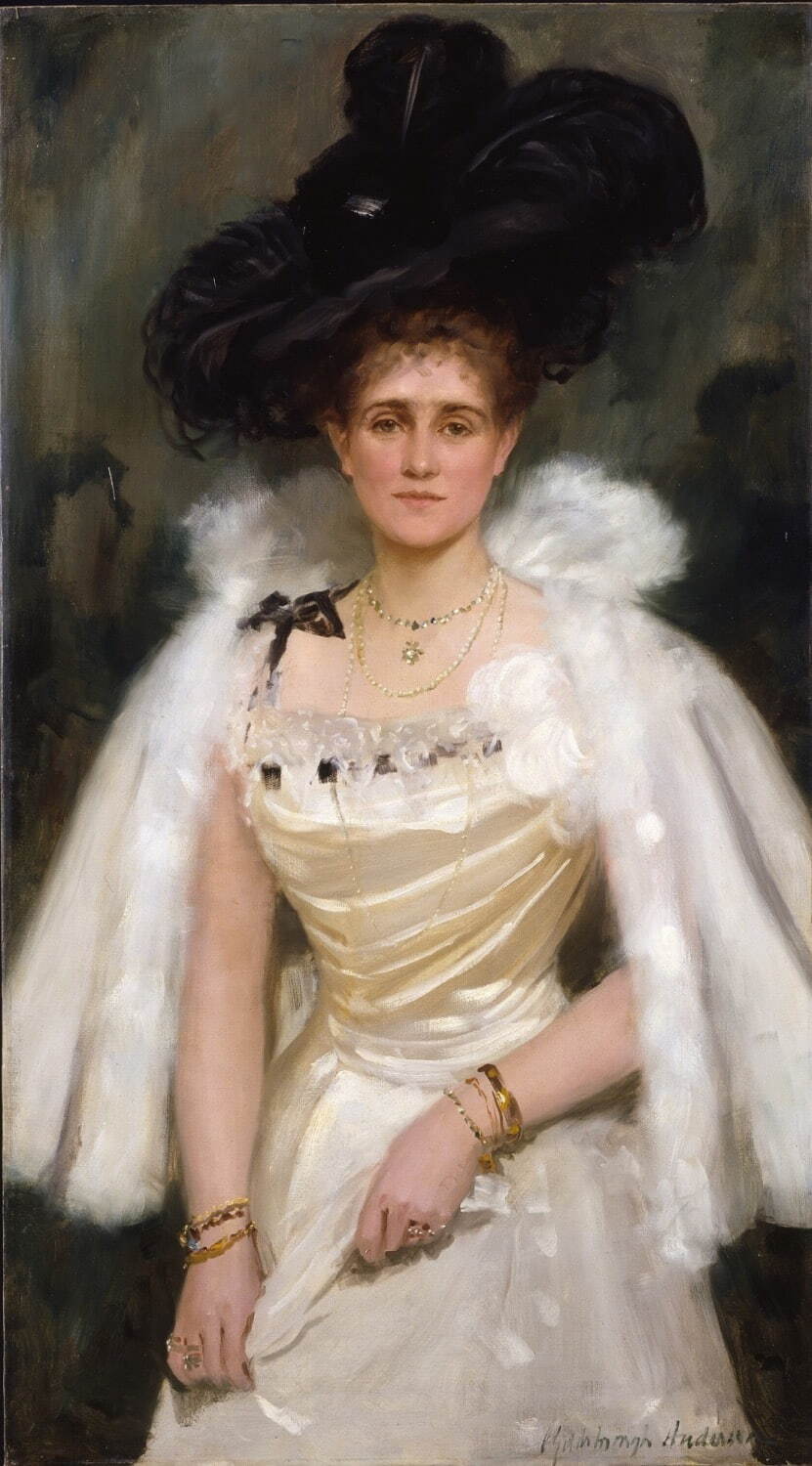 チャールズ・ゴールズボロ・アンダーソン 《クラーク・トラヴァーズ夫人》 1900年頃