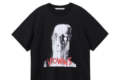 ジョン ローレンス サリバン×音楽デュオ「ヴァウズ」ダークな世界観を表現したプリントTシャツ