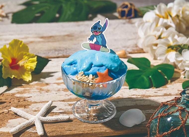 ディズニー「リロ＆スティッチ」カフェが愛知＆東京に、ブルーのハワイアンパンケーキなど｜写真6