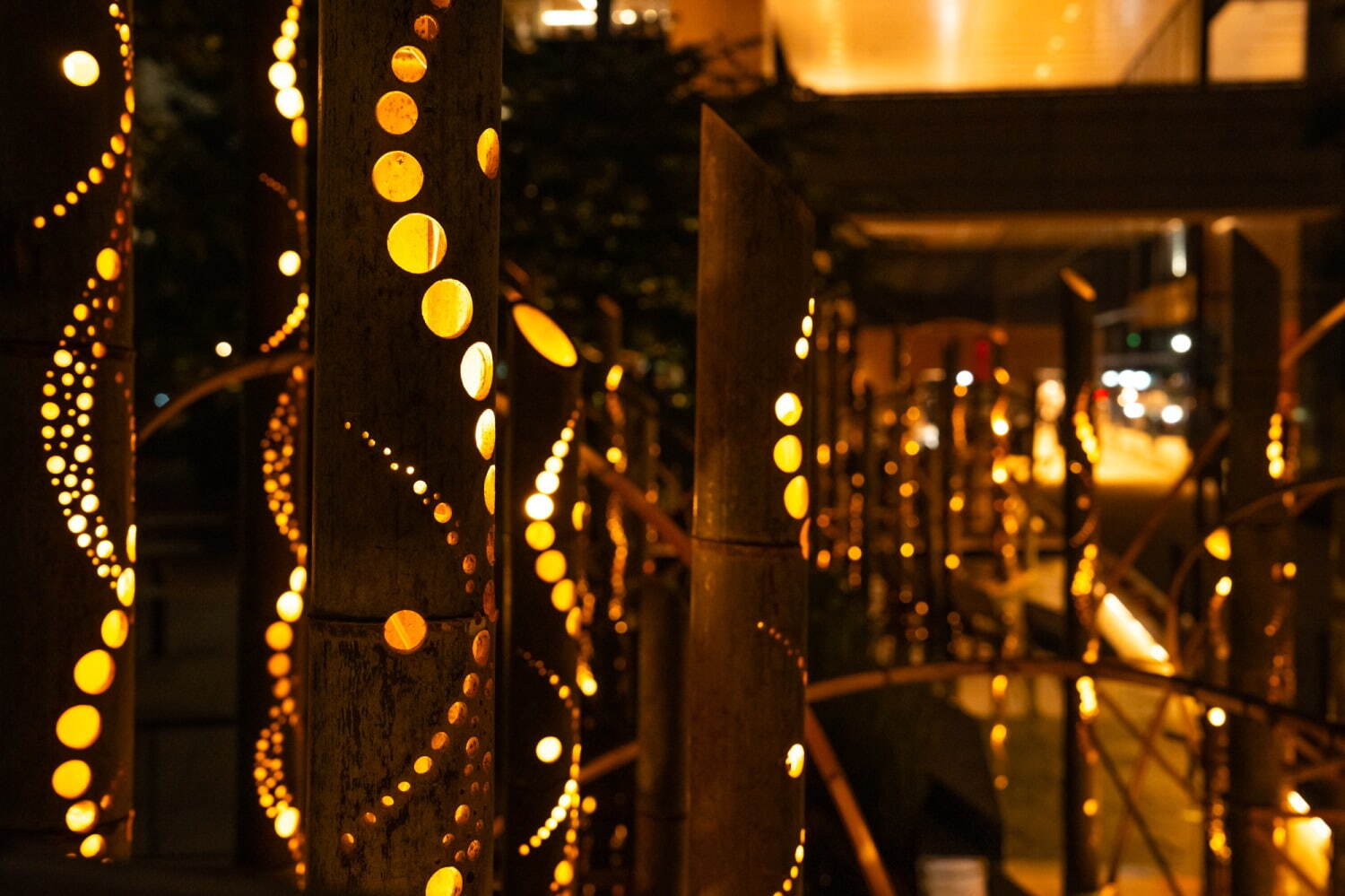 「竹あかり」幻想的な光に包まれる“竹”のライトアップが大手町で、全エリアを解説＆注目展示は？｜写真55