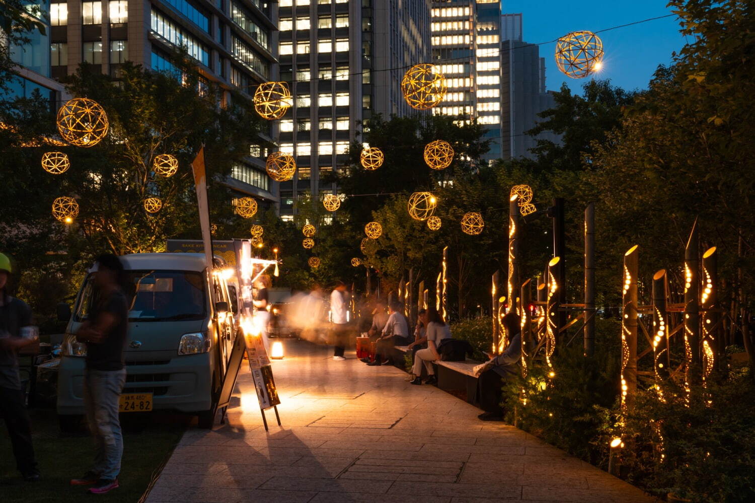 「竹あかり」幻想的な光に包まれる“竹”のライトアップが大手町で、全エリアを解説＆注目展示は？｜写真47