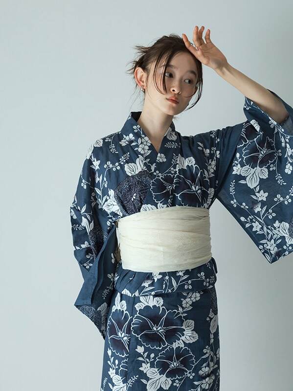 SENSE OF PLACE 浴衣3点セットワンピース SENSE OF PLACE｜浴衣3点セットワンピース(変織紅梅) | Rakuten