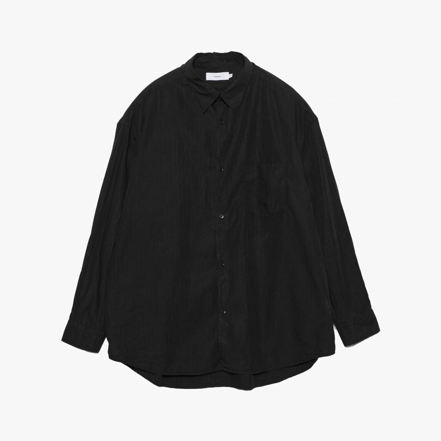 グラフペーパー“漆黒に浮かぶストライプ柄”ドレス＆シャツ、京都