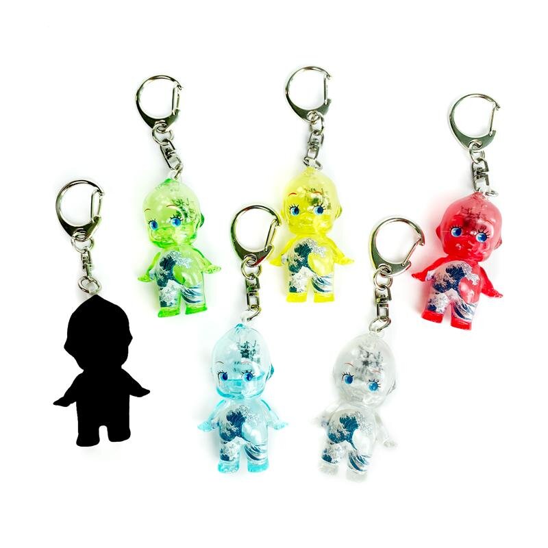 「オビツキューピー」キーホルダー 5色+シークレットの全6種類 各1,980円 ※ブラインド販売/5cm