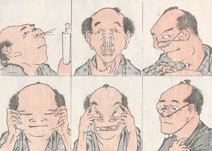 葛飾北斎 『北斎漫画』十編 浦上蒼穹堂蔵