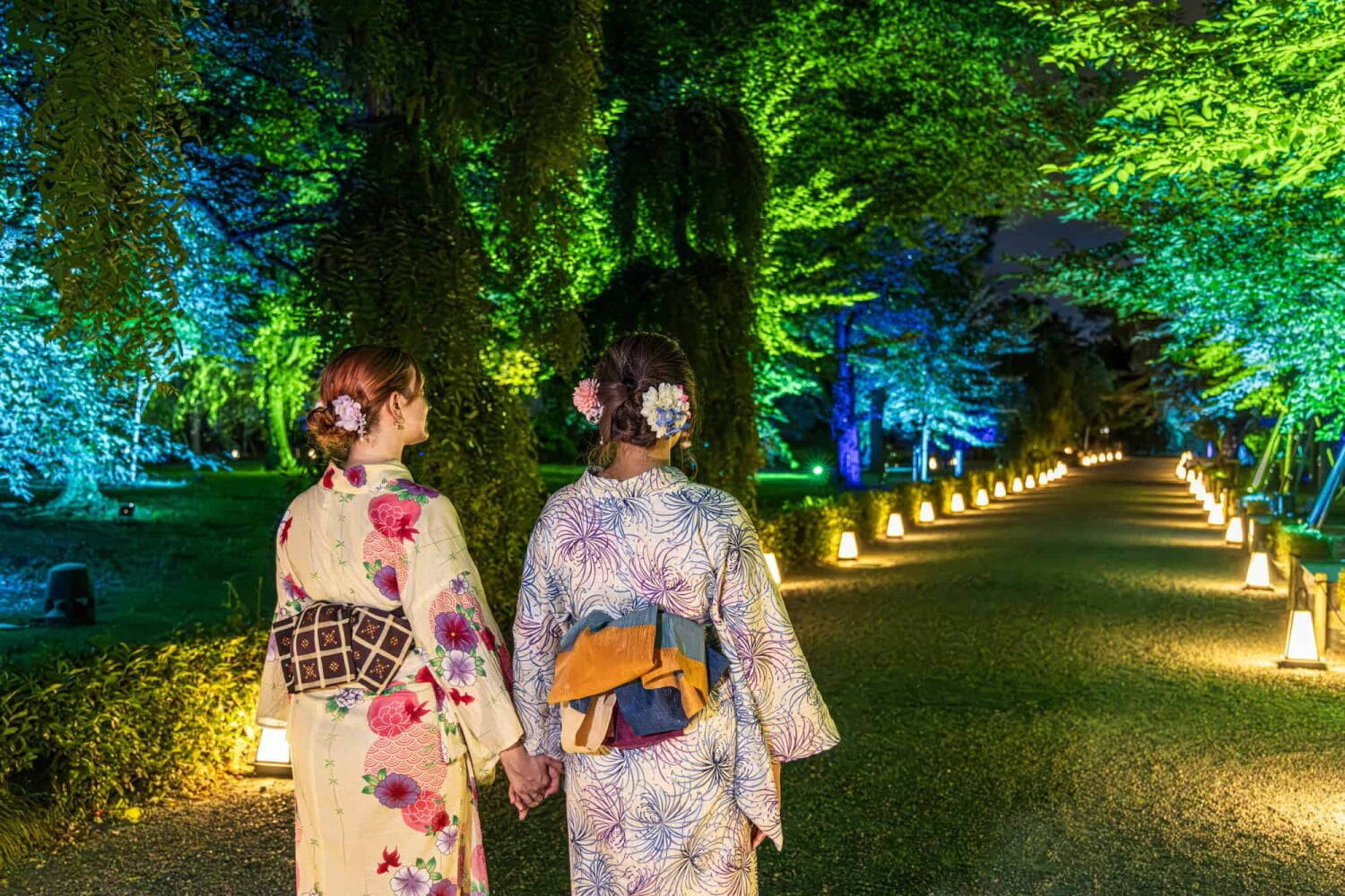 京都・二条城で夏の夜間アートイベント「夕涼み」納涼絵巻のプロジェクションマッピング＆縁日も｜写真3