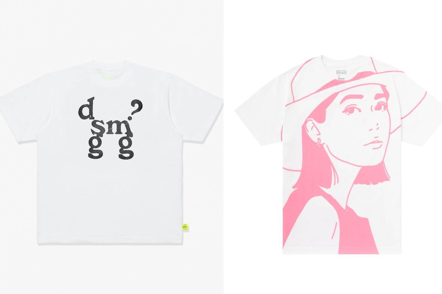 ドーバー ストリート マーケット｜ドーバー 銀座限定Tシャツ“犬”に見立てた文字グラフィック＆KYNEのアートプリント