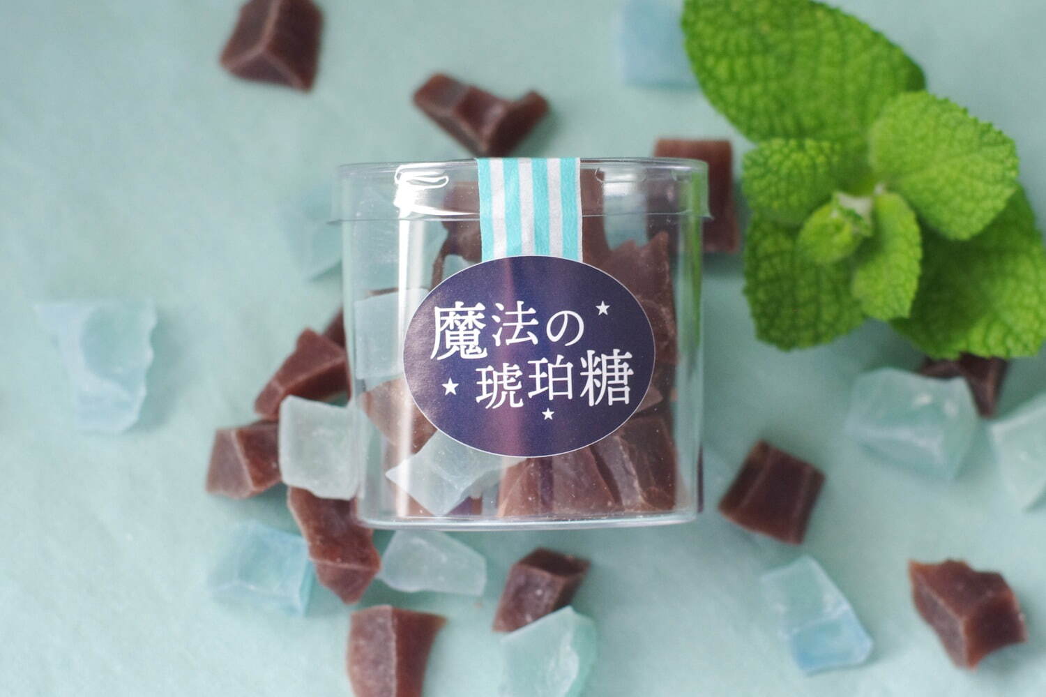 “食べられる宝石”チョコミントのすっきり琥珀糖「魔法の琥珀糖」から｜写真3