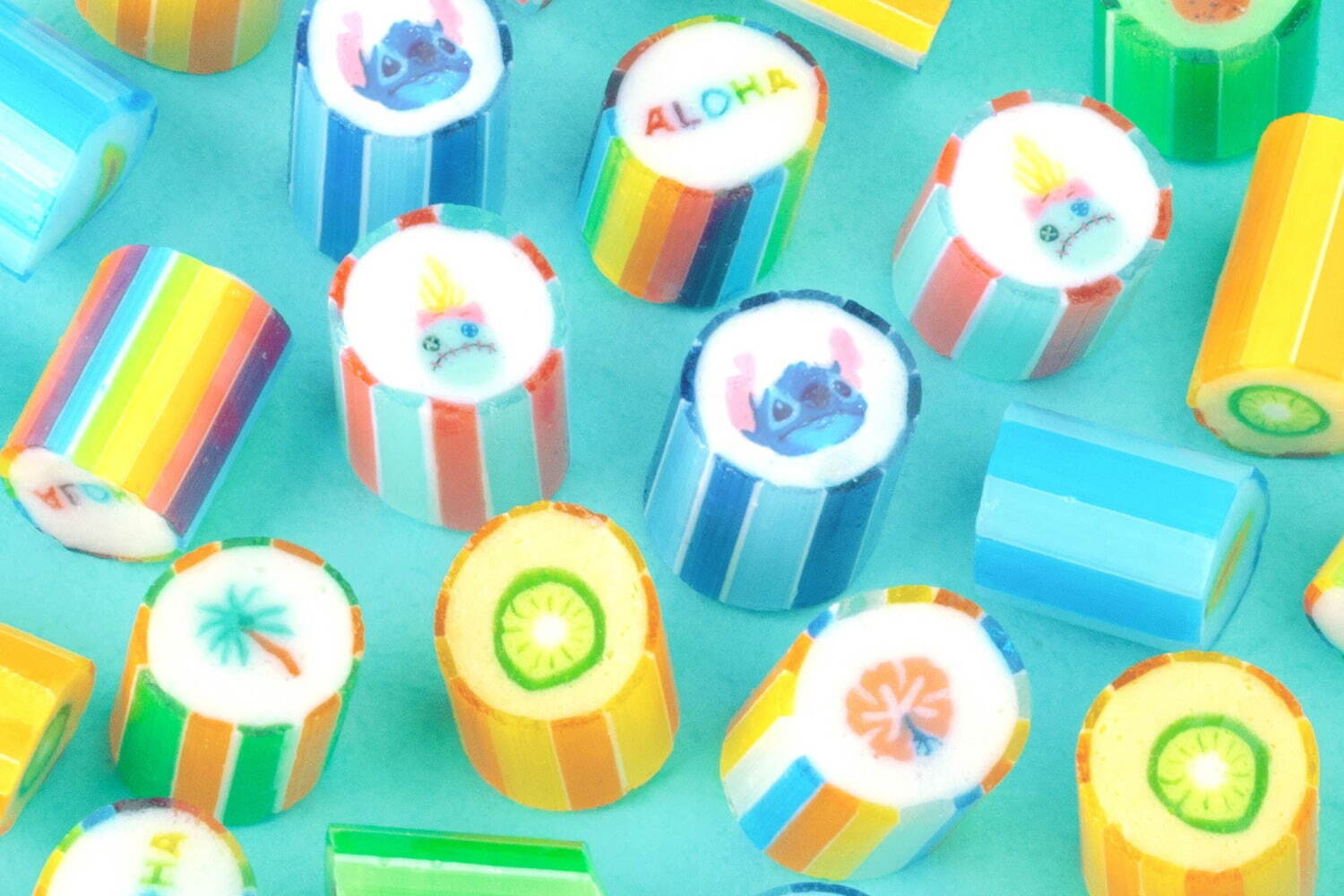 パパブブレ×ディズニー映画『リロ＆スティッチ』南国フルーツキャンディ、スクランプデザインも