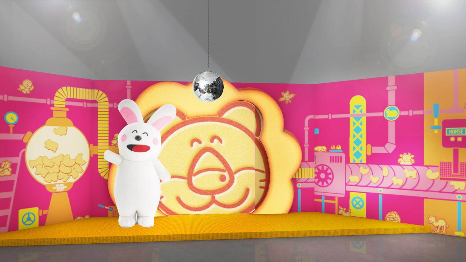 横浜で「たべっ子どうぶつランド」“ビスケット工場”風フォトスポット、コラボメニュー＆グッズ新作も｜写真21