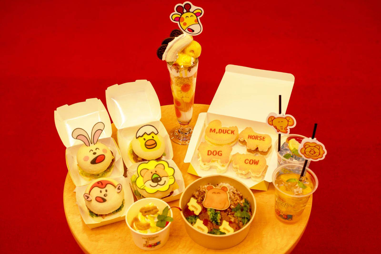 横浜で「たべっ子どうぶつランド」“ビスケット工場”風フォトスポット、コラボメニュー＆グッズ新作も｜写真18