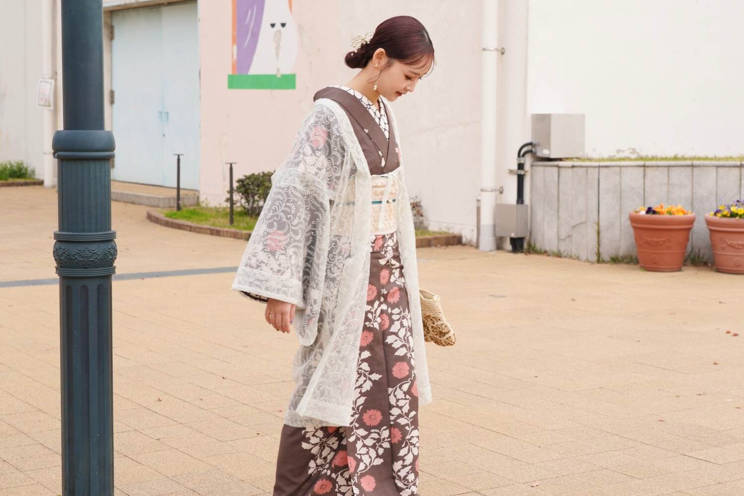 ラフォーレ原宿に「浴衣」ブランド集結 - オリジナル柄浴衣や手描き友禅の一点物、レース着物も