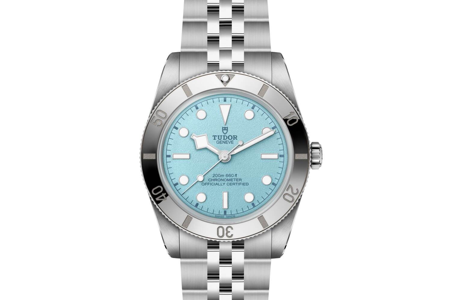 ユニセックスウォッチ｜チューダーの腕時計「ブラックベイ 54」砂のような質感の“海のブルー”ダイヤル