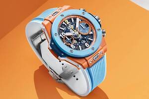 ウブロ“太陽と海”着想の限定ウォッチ「ビッグ・バン ウニコ」3種の鮮やかラバーストラップ付