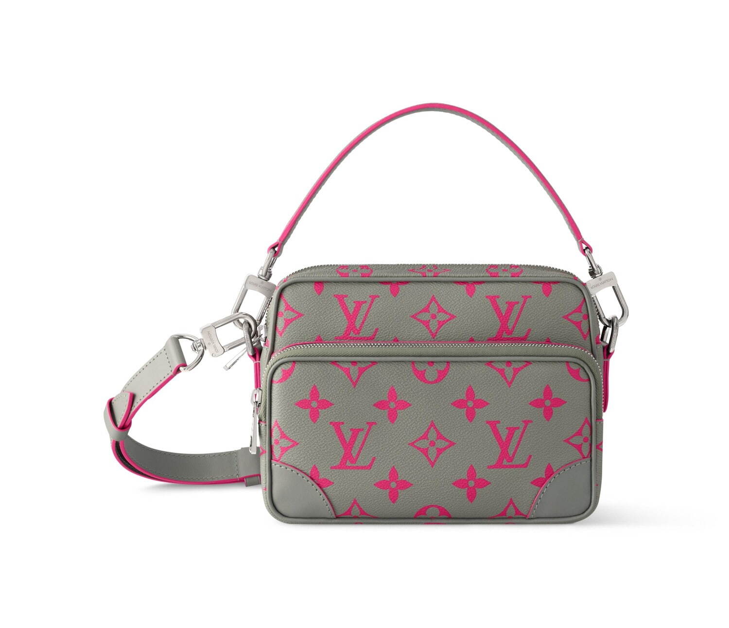 【マイアミ情景が魅力的】LOUIS VUITTON ショルダーバッグ ルイ・ヴィトンのメンズバッグ、ヤシの木が彩る“マイアミの夜景