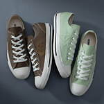 コンバースの“シェブロン＆スター”スニーカー、爽やかなセージ＆落ち着いたブラウンの25年夏新色｜写真1