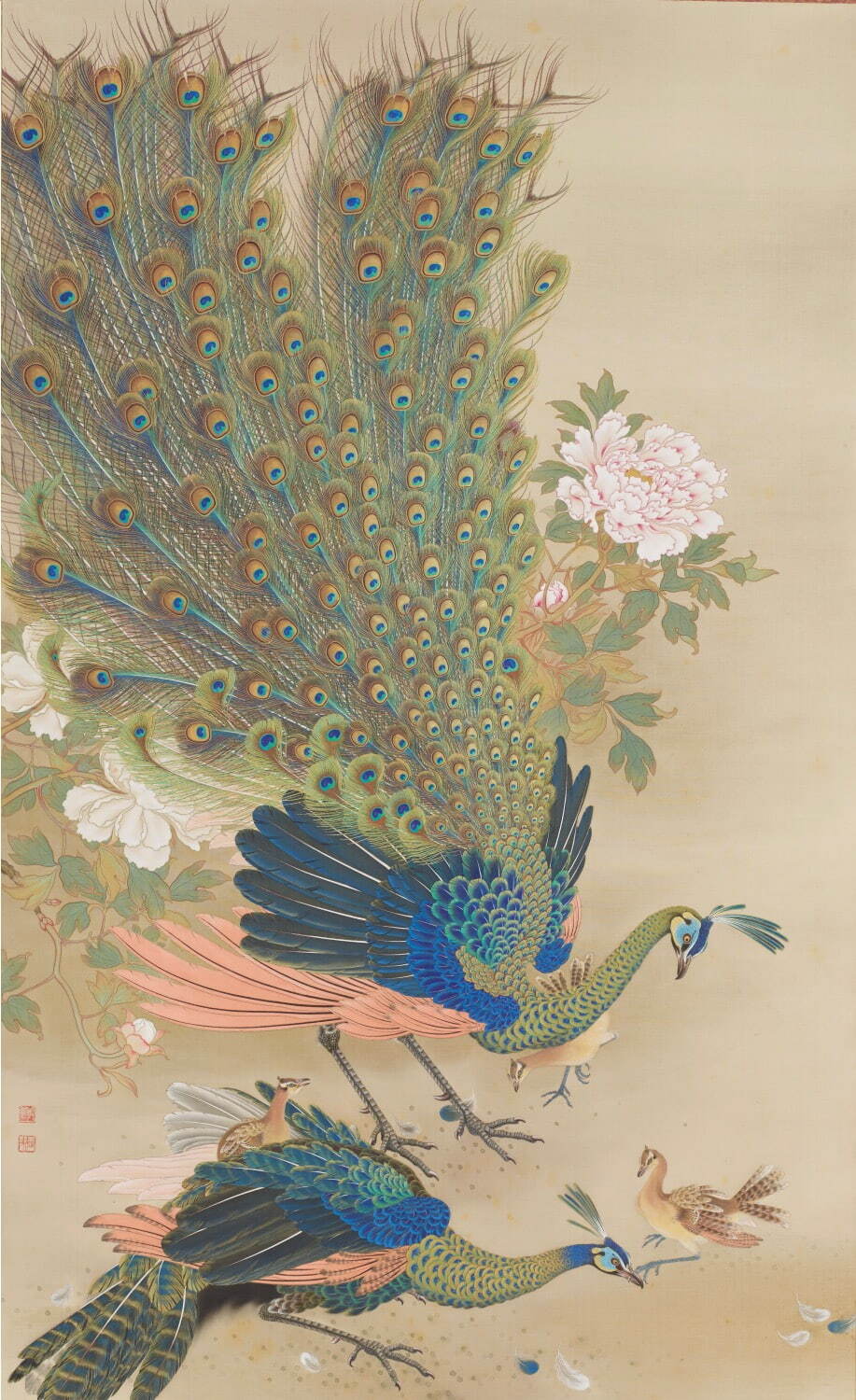 渡邊晨畝 《慈愛》 昭和11年(1936年) 皇居三の丸尚蔵館収蔵) ［前期展示］