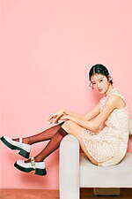 マエエ「コンプレッションソックス 」シアーな“魅せる”着圧ソックス、おしゃれ×むくみケア｜写真19