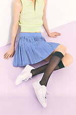 マエエ「コンプレッションソックス 」シアーな“魅せる”着圧ソックス、おしゃれ×むくみケア｜写真8